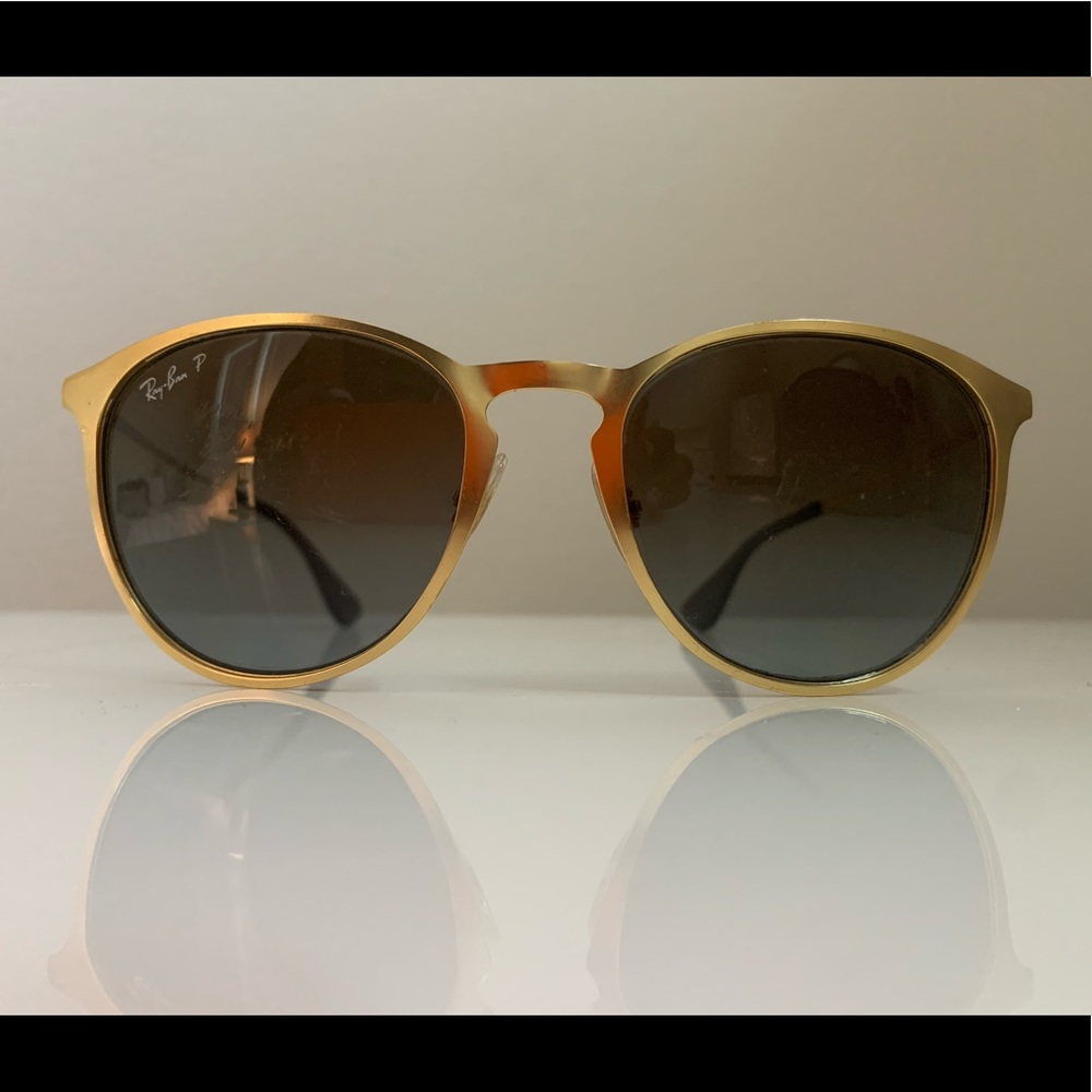 Ray Ban Gold Erika Sunglasses - Polarized